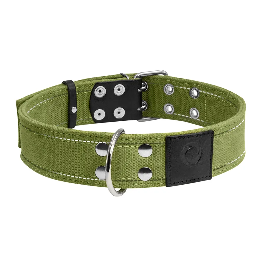 Нашийник для собак XL 56-71 см Брезент 45 мм Метал CoLLaR