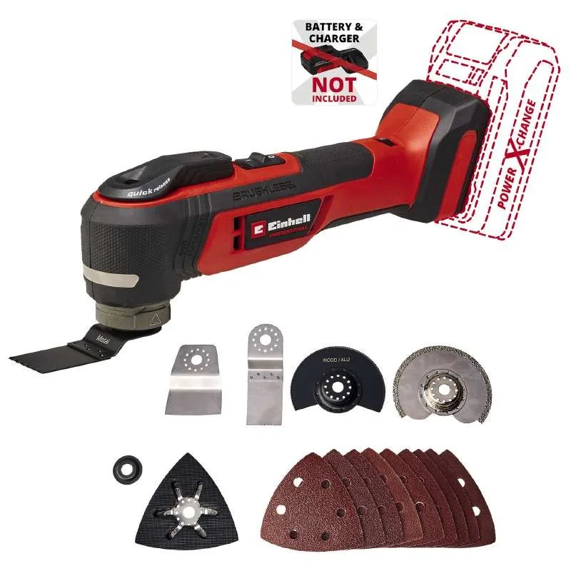 Акумуляторний універсальний інструмент Einhell Professional TP-MG 18 Li BL - Solo PXC 18В 11000-20000 обертів