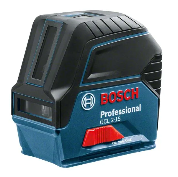 Нівелір лазерний Bosch Professional червоний промінь до 15м точність ±0.3мм/м для будівництва та ремонту