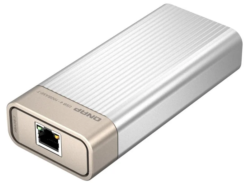 Адаптер QNAP USB 4 10GbE RJ45 зовнішній 56х67х124 мм чорний