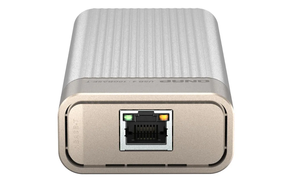 Адаптер QNAP USB 4 10GbE RJ45 зовнішній 56х67х124 мм чорний