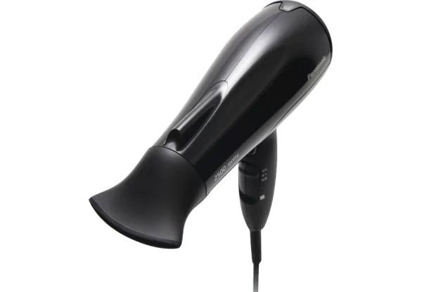 Фен Panasonic для подорожей, 2500Вт, 3 швидкості, іонізація, холодний обдув, чорний.