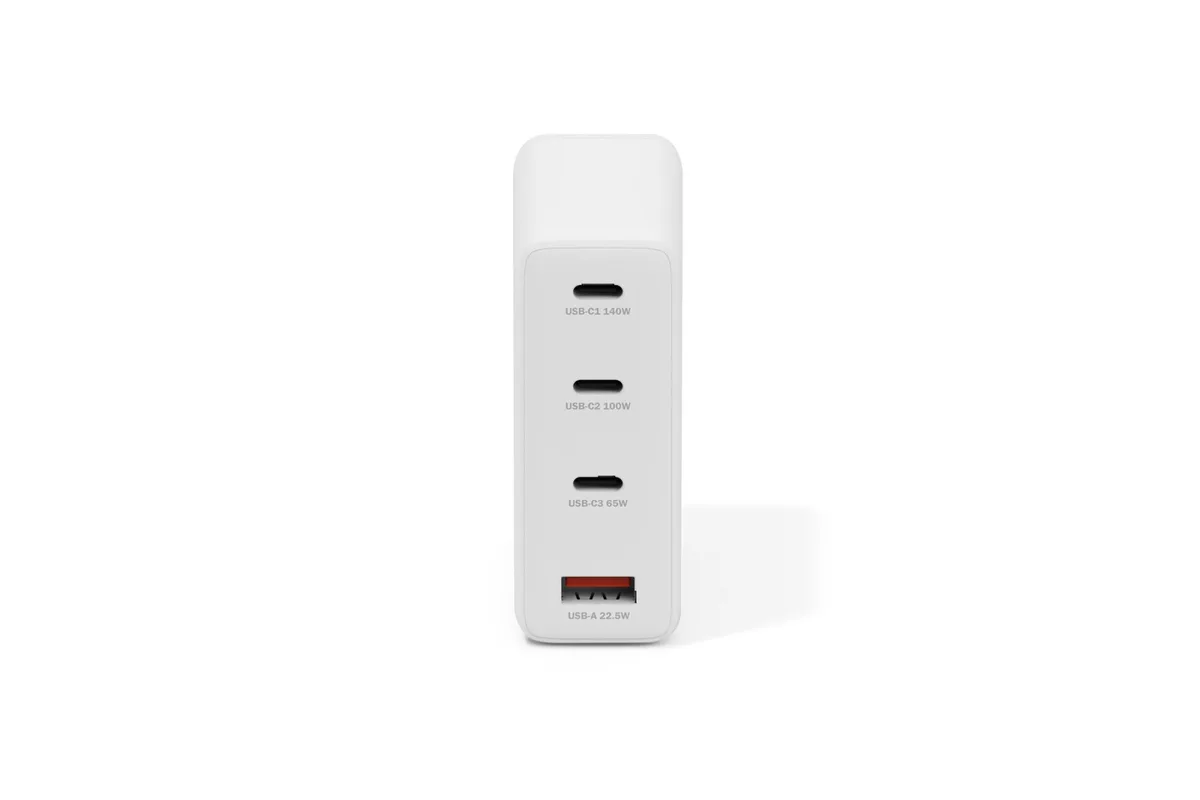 Зарядний пристрій DIGITUS GaN 3хUSB-C, 1хUSB-A, 140W