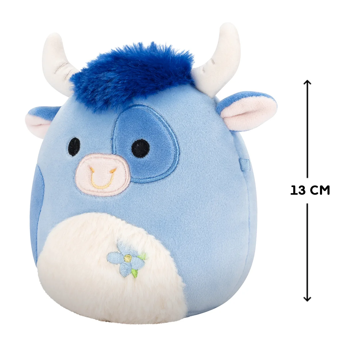 М'яка іграшка Squishmallows поліестер 13 см Бик Бермайє