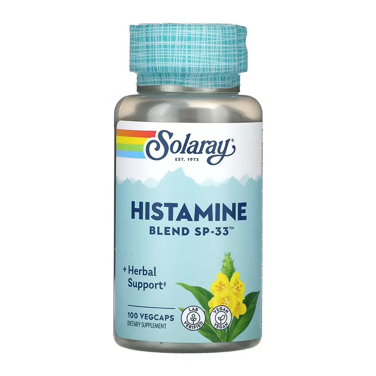 Histamine Blend Solaray вегетаріанські капсули 100 шт для підтримки рівня гістаміну
