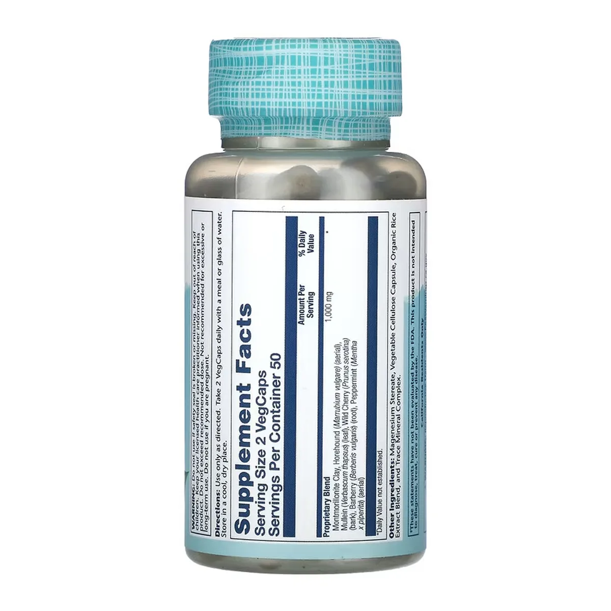 Histamine Blend Solaray вегетаріанські капсули 100 шт для підтримки рівня гістаміну