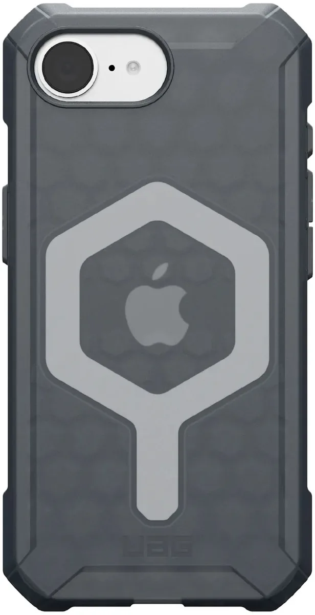 Чохол UAG для iPhone 16E (4th Gen, 2025), Essential Armor MagSafe, Ash