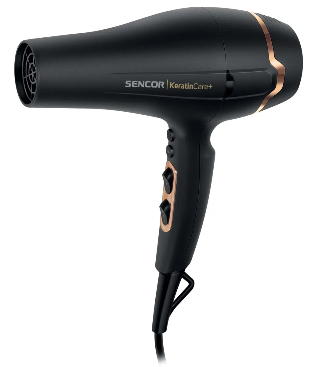 Фен Sencor 2400 Вт 2 швидкості 3 температури чорний