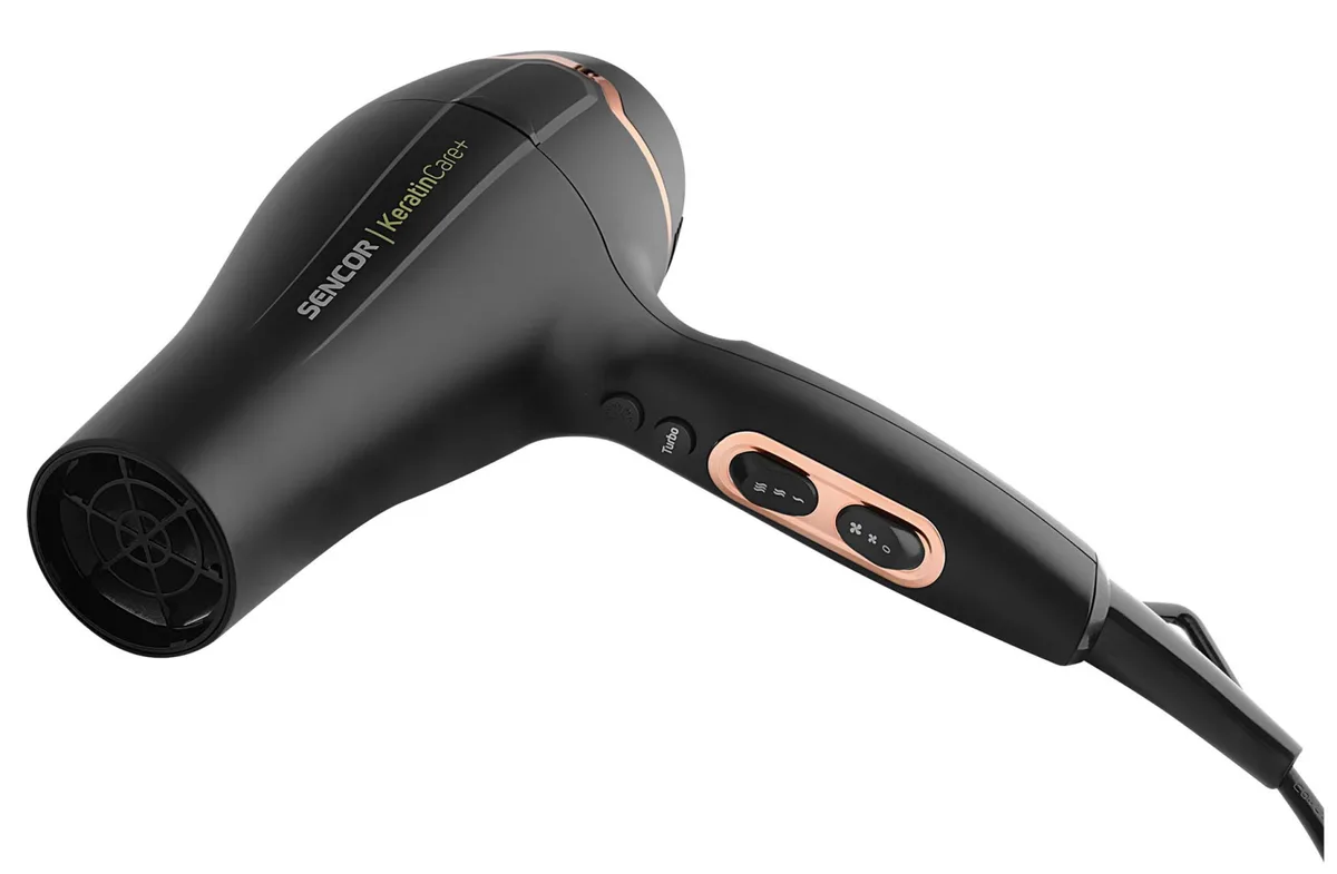 Фен Sencor 2400 Вт 2 швидкості 3 температури чорний
