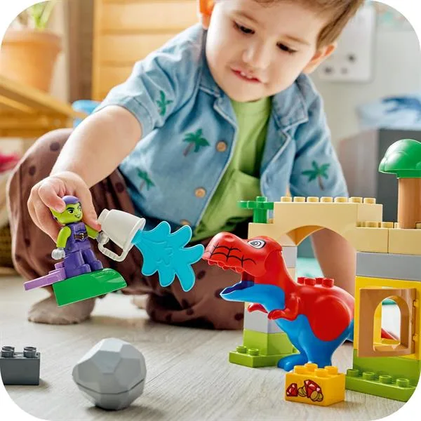 Конструктор LEGO DUPLO 25 деталей Динозавр Спайді Рекс проти Зеленого Гобліна
