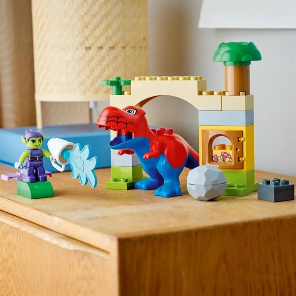 Конструктор LEGO DUPLO 25 деталей Динозавр Спайді Рекс проти Зеленого Гобліна