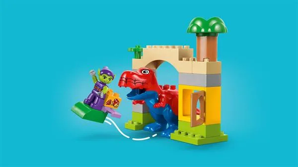 Конструктор LEGO DUPLO 25 деталей Динозавр Спайді Рекс проти Зеленого Гобліна
