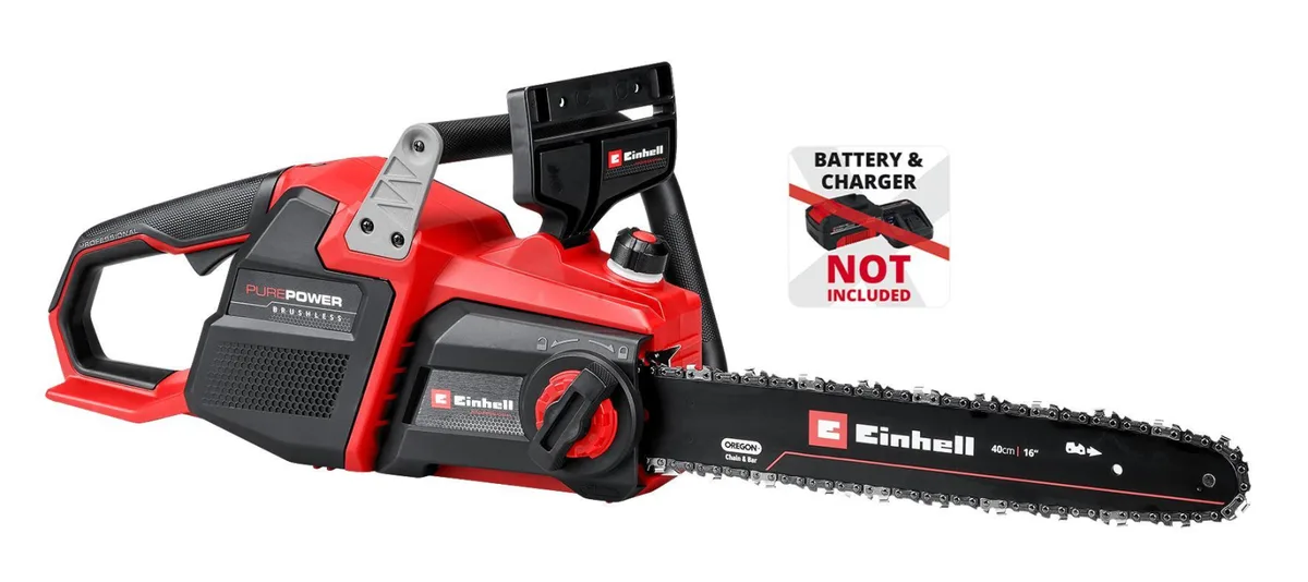 Акумуляторна ланцюгова пила Einhell Professional GP-LC 36/40 Li BL - Solo PXC 36В, 40 см, швидкість 19 м/с, вага 4.8 кг, без акуму