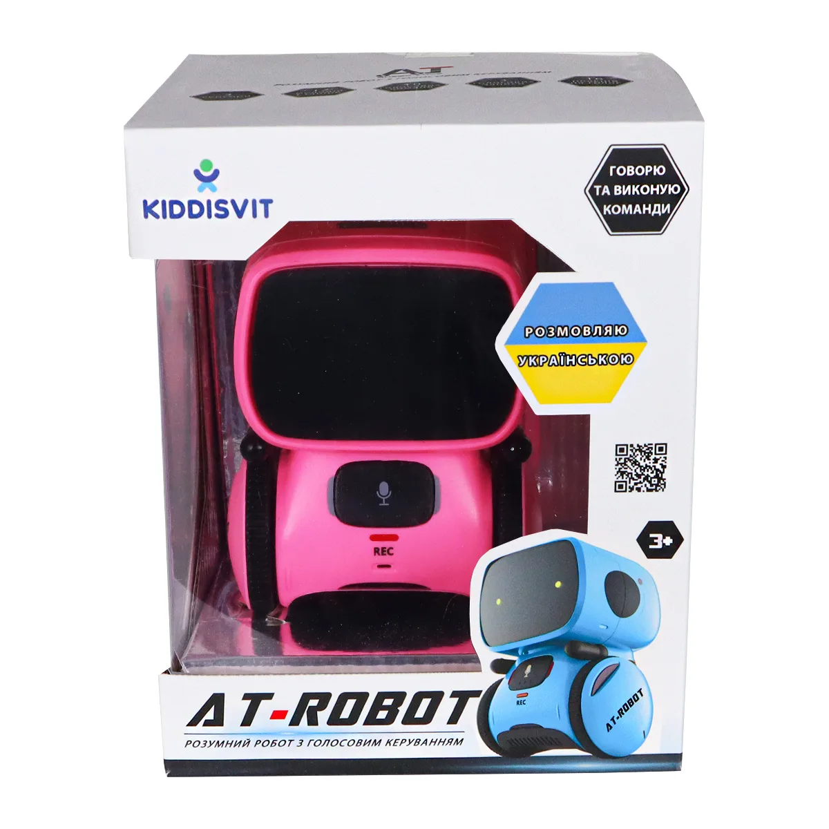 Интерактивный робот AT-Robot пластик металл 13 см розовый