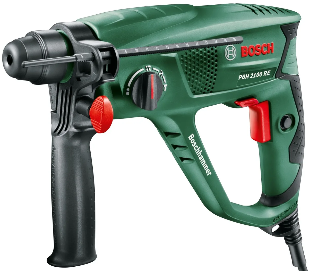Перфоратор Bosch PBH 2100 RE SDS-plus 550 Вт 17 Дж 22 кг