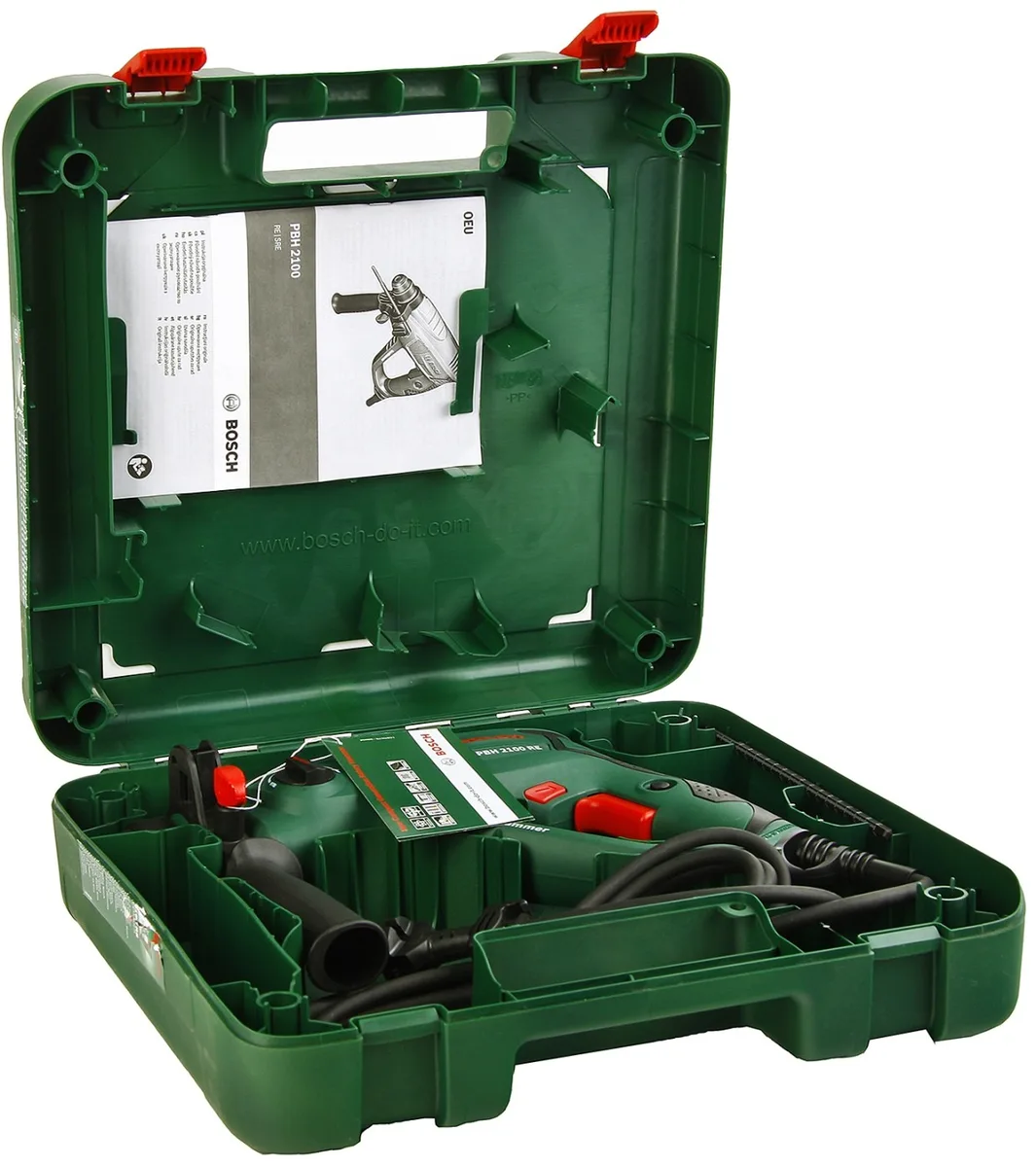 Перфоратор Bosch PBH 2100 RE SDS-plus 550 Вт 17 Дж 22 кг