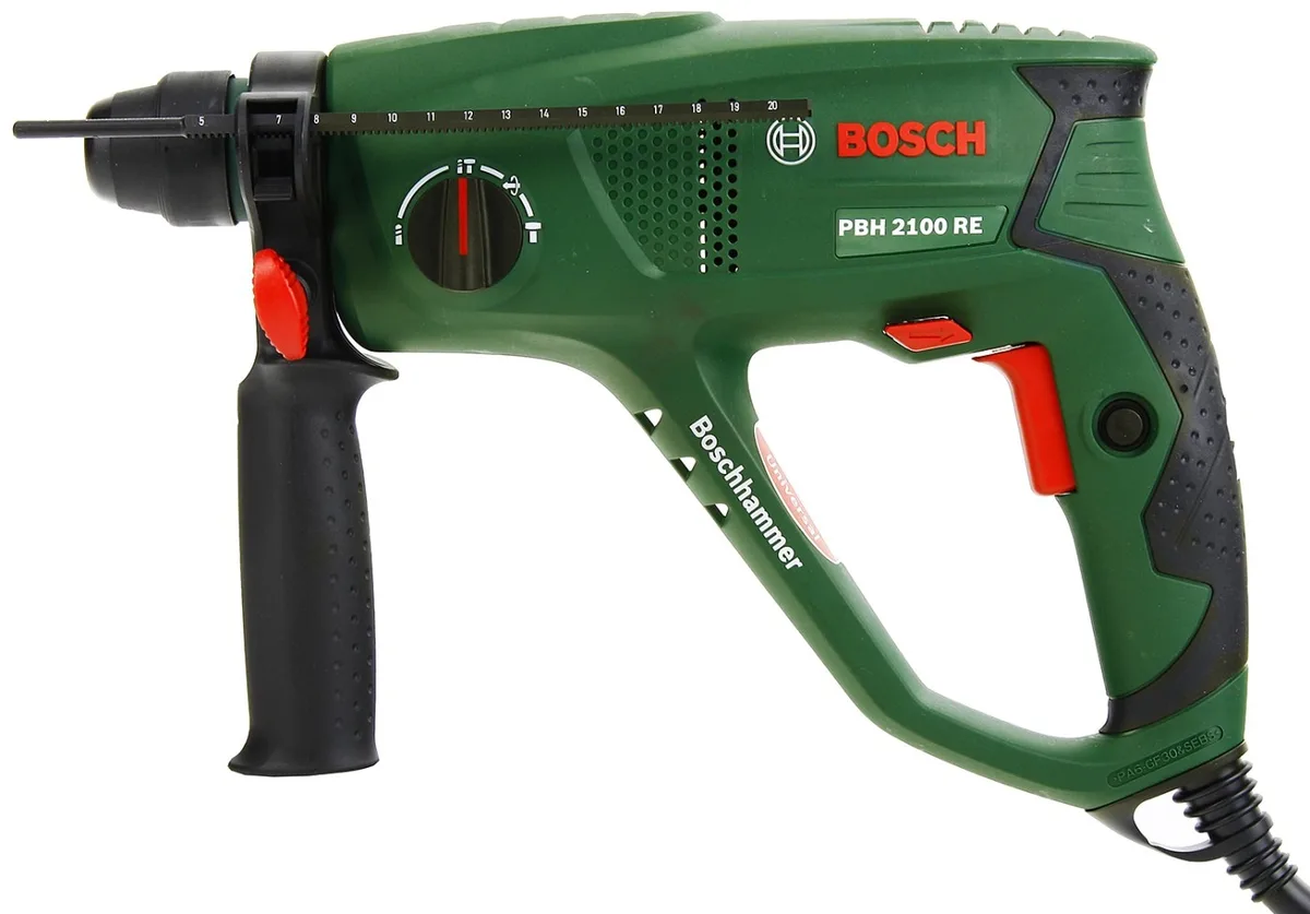 Перфоратор Bosch PBH 2100 RE SDS-plus 550 Вт 17 Дж 22 кг