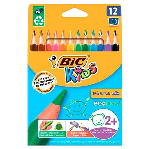 Олівці кольорові BIC Evolution 12 шт.