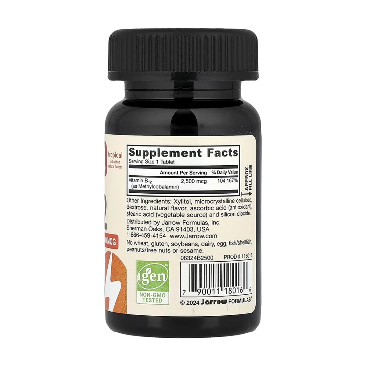 Медична добавка Jarrow Formulas Methyl B12 2500mcg 100 капсул