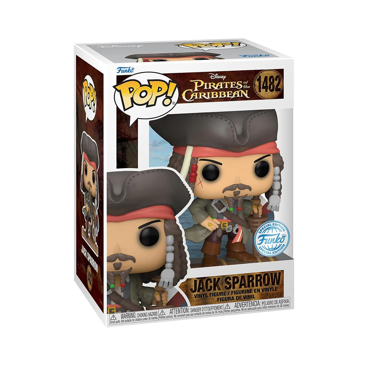 Ігрова фігурка Funko POP! вініл 11,4 см Пірати Карибського моря Джек Спарроу