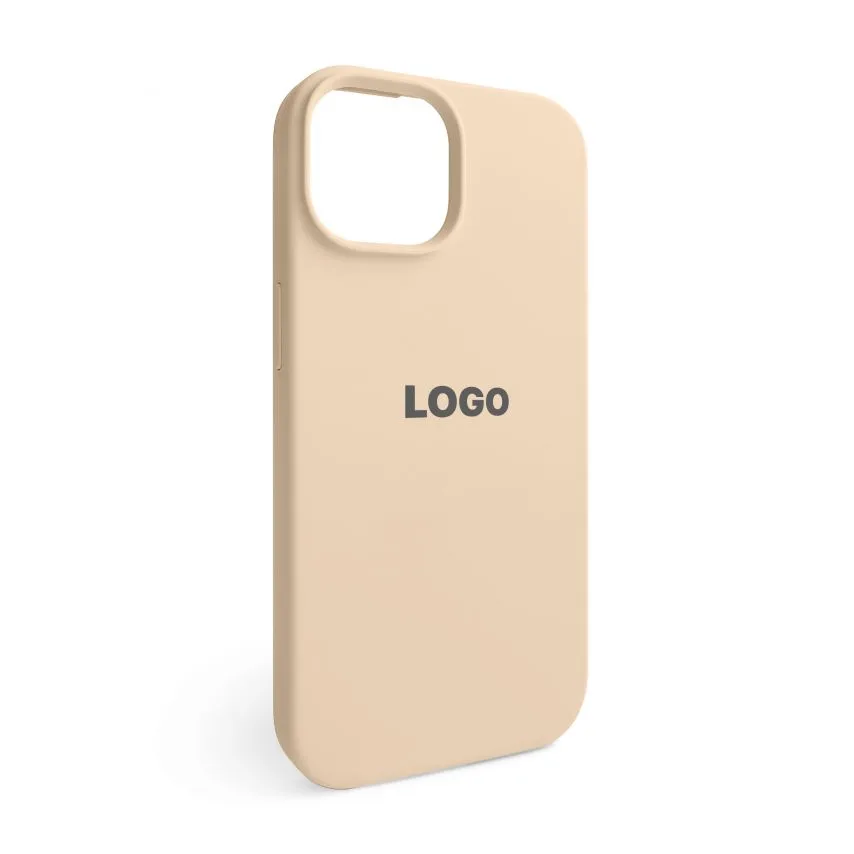 Чохол Silicone Case для Apple iPhone силікон бежевий