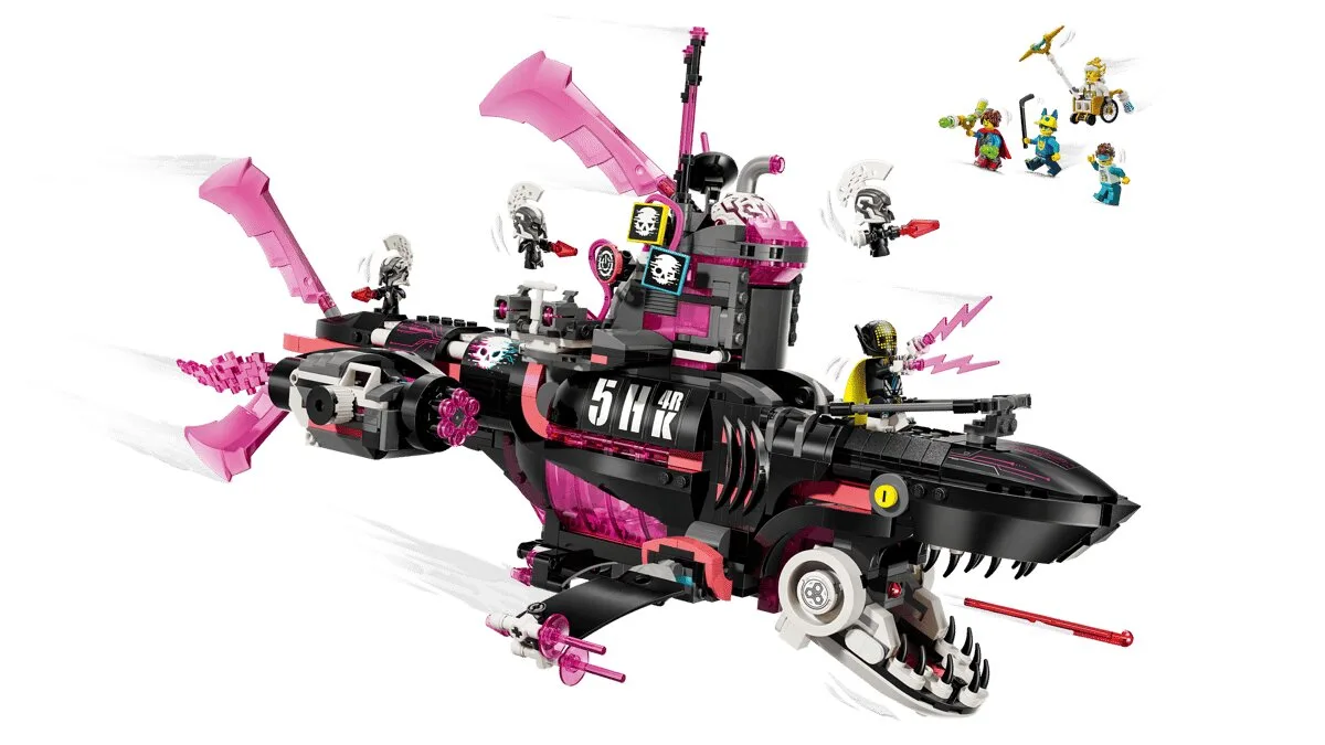 Конструктор LEGO Dreamzzz 9+ Підводний човен Акула Різнокольоровий