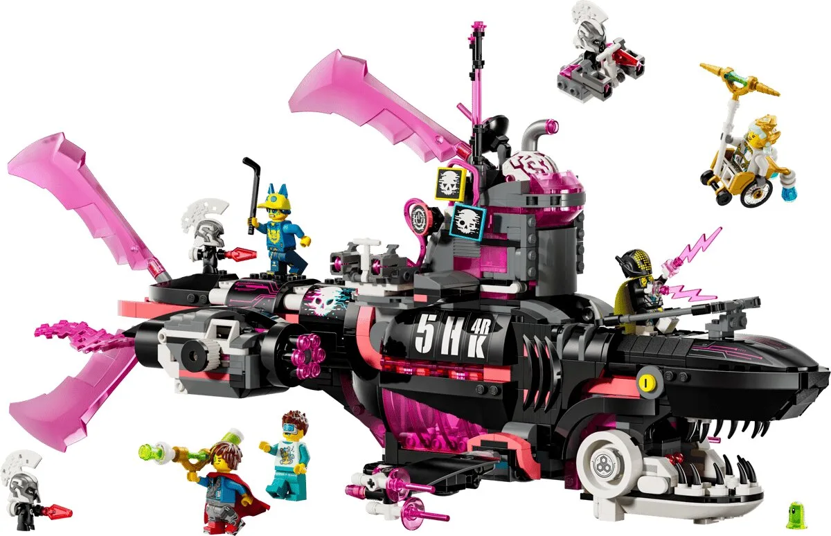 Конструктор LEGO Dreamzzz 9+ Підводний човен Акула Різнокольоровий