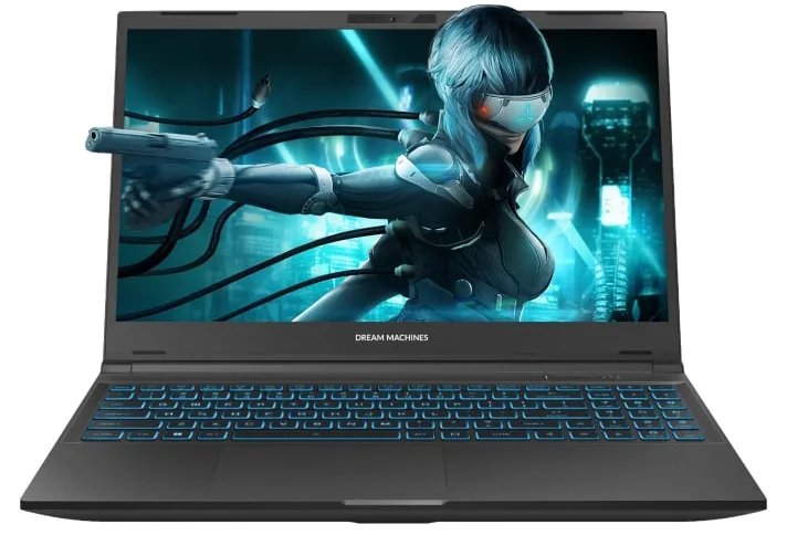 Ноутбук Dream Machines 15.6 чорний Intel i7 32GB SSD 1TB RTX 4050