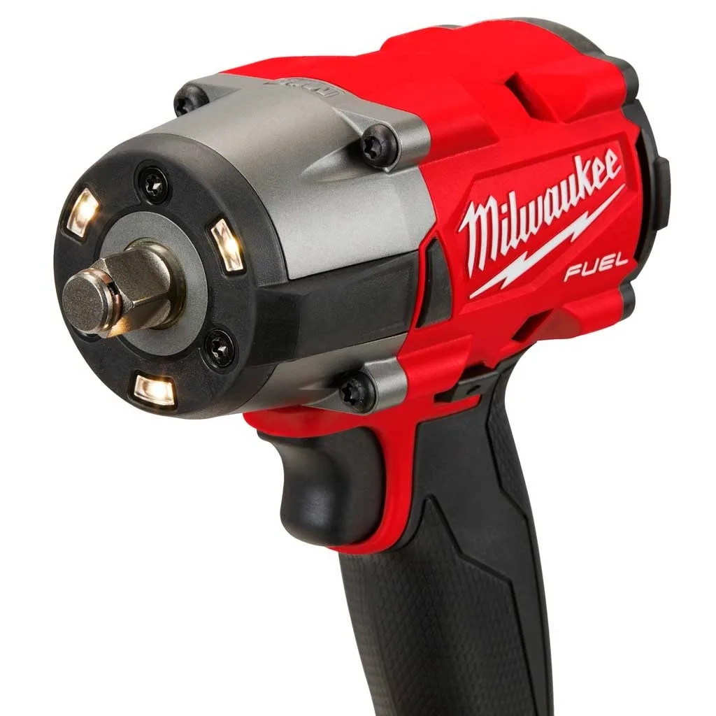 Акумуляторний ударний гайковерт Milwaukee M18 FMTIW2F12-502X 18В, 2 акумулятора по 5 А·год, 881 Нм, 0-2575 об/хв, 1/2" ЗП M12-18.