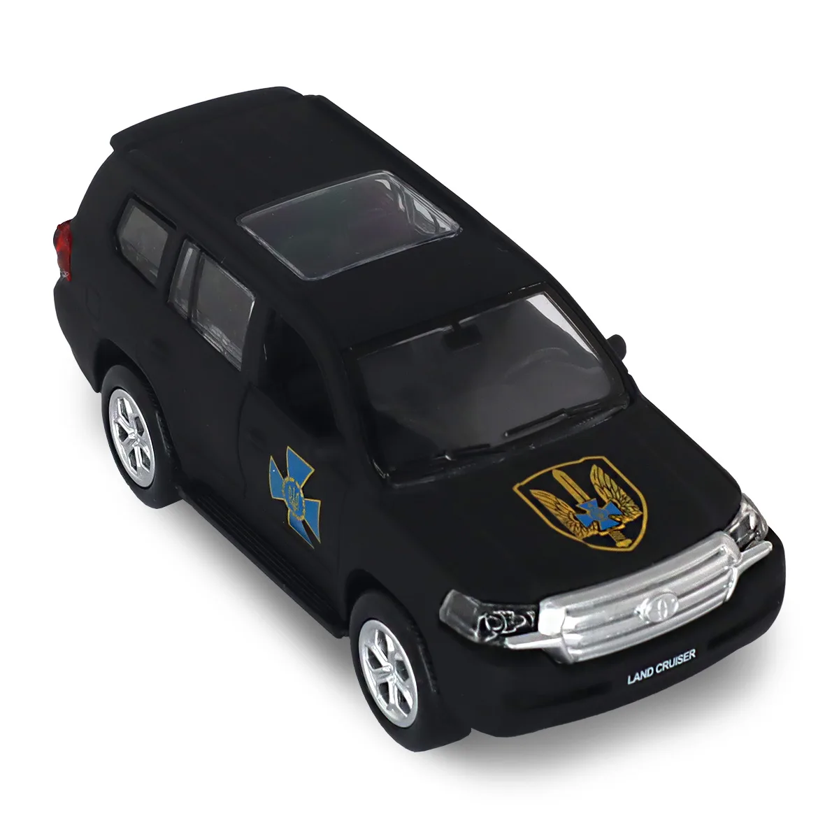 Автомодель TechnoDrive метал 12х5х5 см Шеврони Героїв