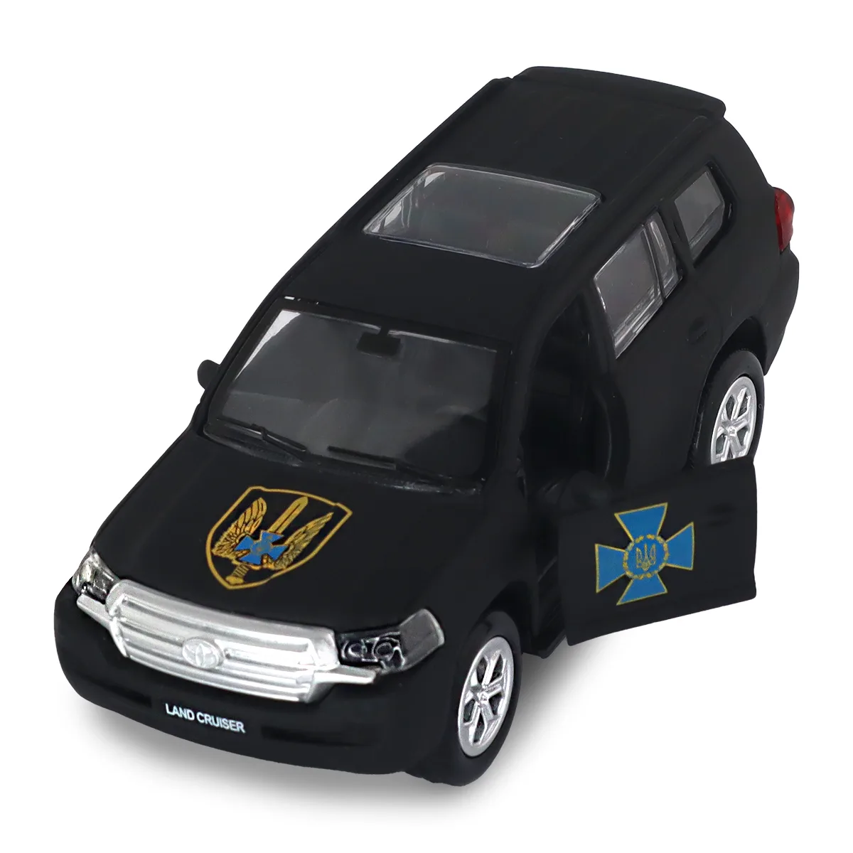 Автомодель TechnoDrive метал 12х5х5 см Шеврони Героїв
