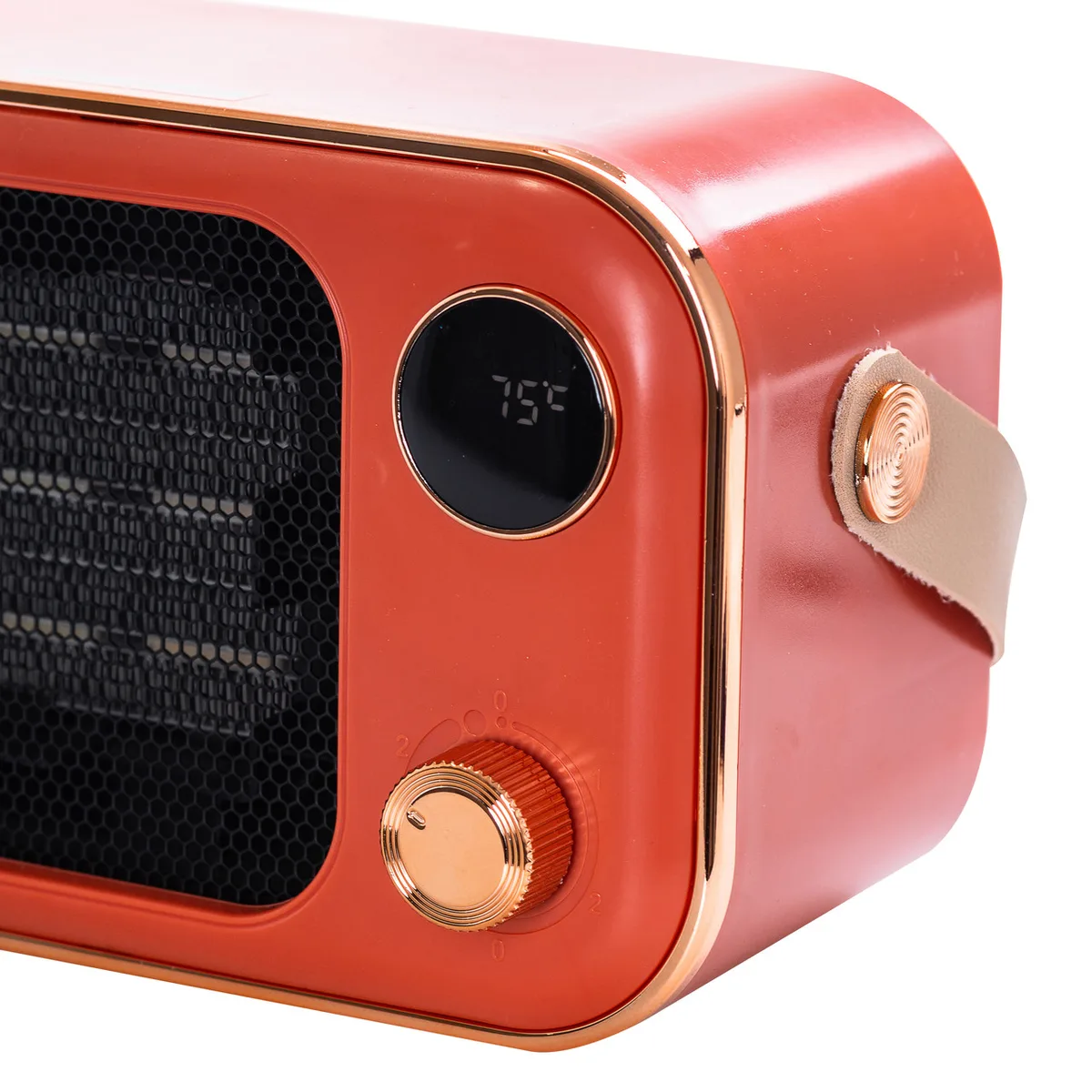 Тепловентилятор SmartX 1200W підлоговий помаранчевий 25 м.кв ТЕН