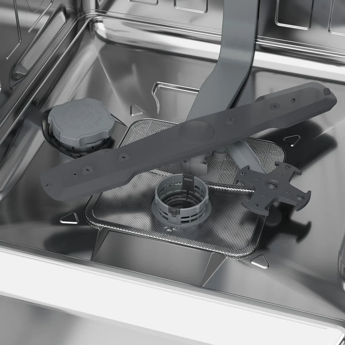Посудомийна машина Beko, на 15 комплектів, клас енергоефективності A++, ширина 60 см, з дисплеєм та третім кошиком, з нержавіючої