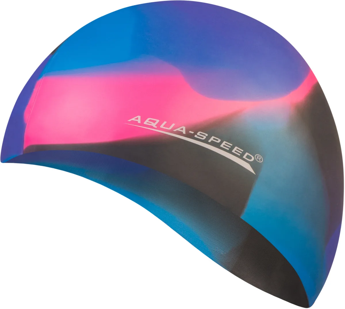 Шапка для плавання Aqua Speed силіконова OSFM мультиколор
