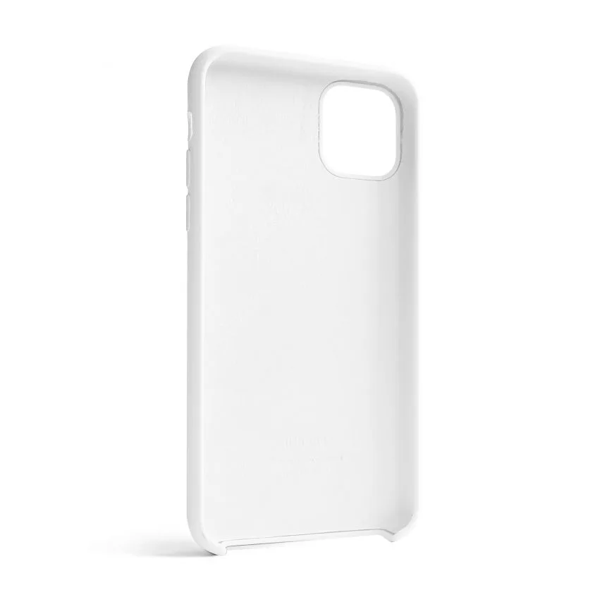 Чохол Silicone для Apple iPhone 11 Pro Max силіконовий білий