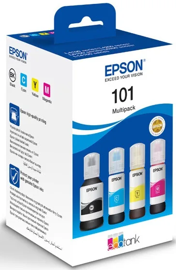Контейнери з чорнилом Epson 101 EcoTank 337 мл Чорний Синій Пурпурний Жовтий