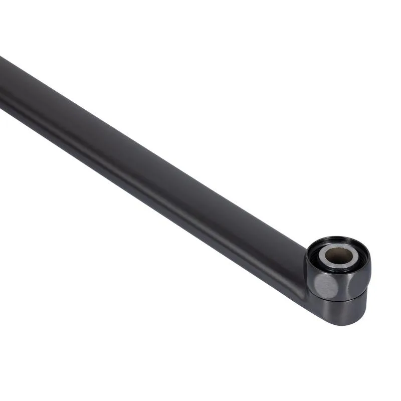 Змішувач для ванни Qtap Vlasta New довгий поворотний вилив 338 мм латунь Gunmetal Black