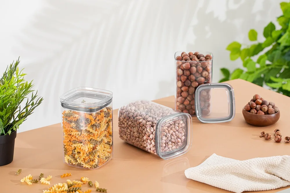 Контейнер Idea Home пластик 10,5х10,5х12,7 см 1 л прозорий