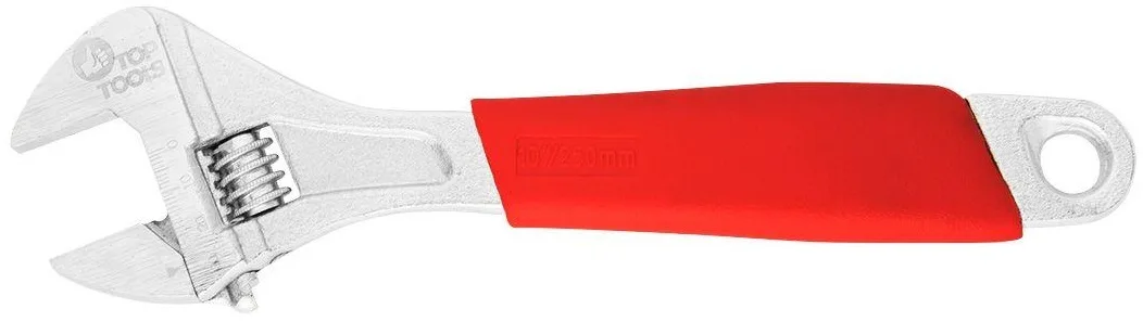 Регулируемый ключ Top Tools, 250 мм, рабочий диапазон 0-27 мм