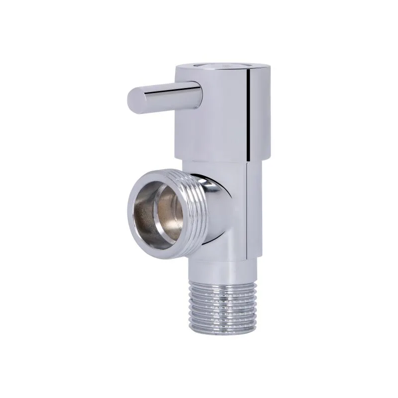 Кутовий кран 1/2" х 3/4" керамічна букса латунь хромований