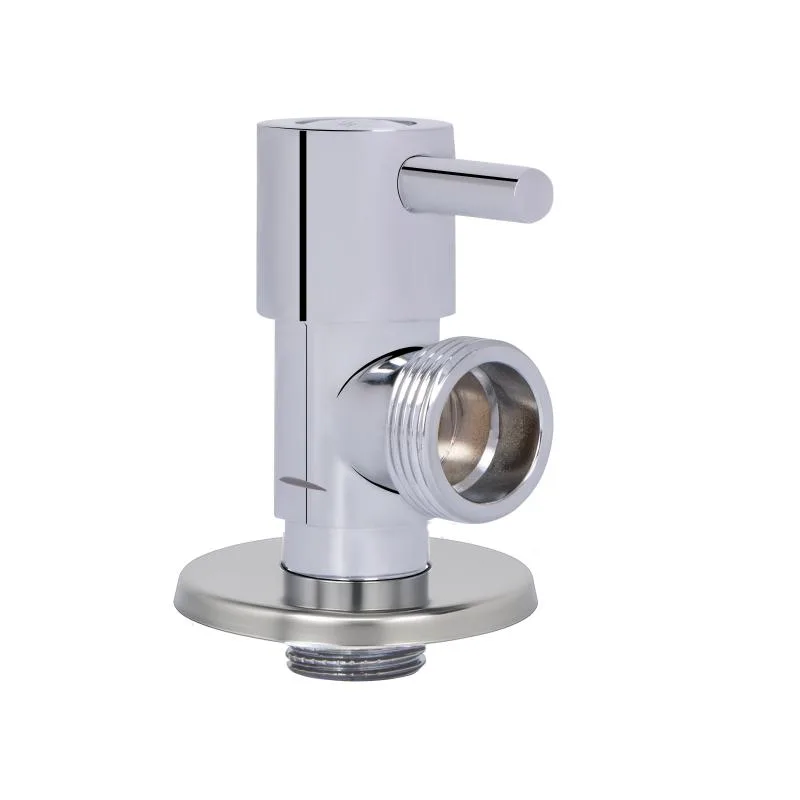 Кутовий кран 1/2" х 3/4" керамічна букса латунь хромований