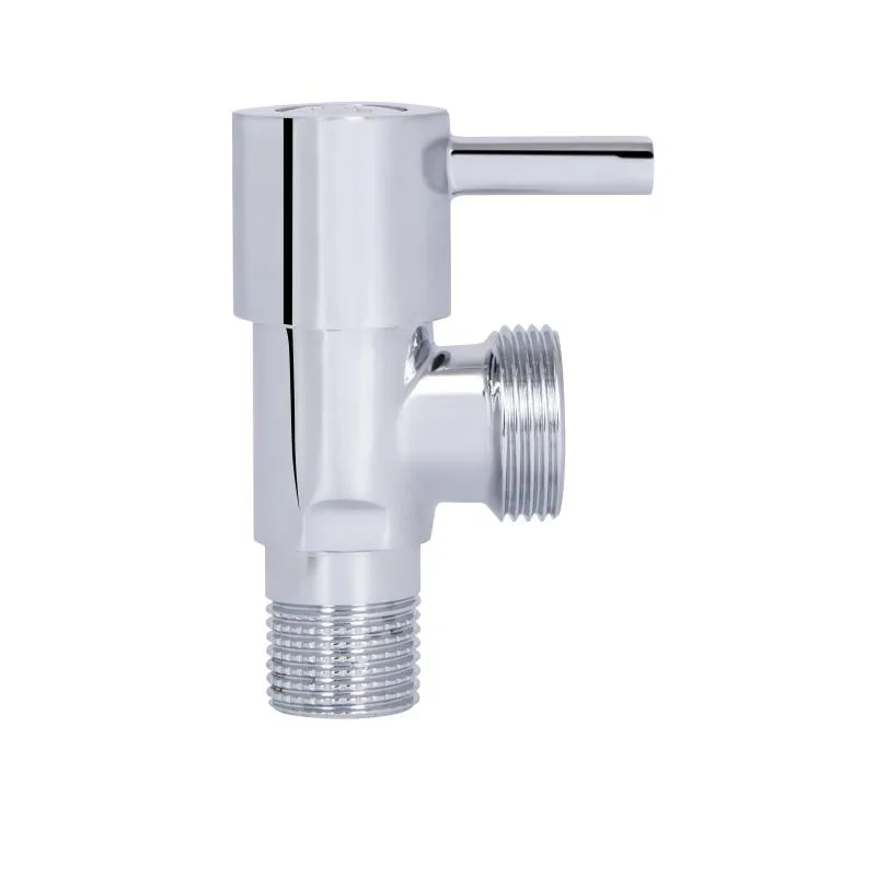Кутовий кран 1/2" х 3/4" керамічна букса латунь хромований