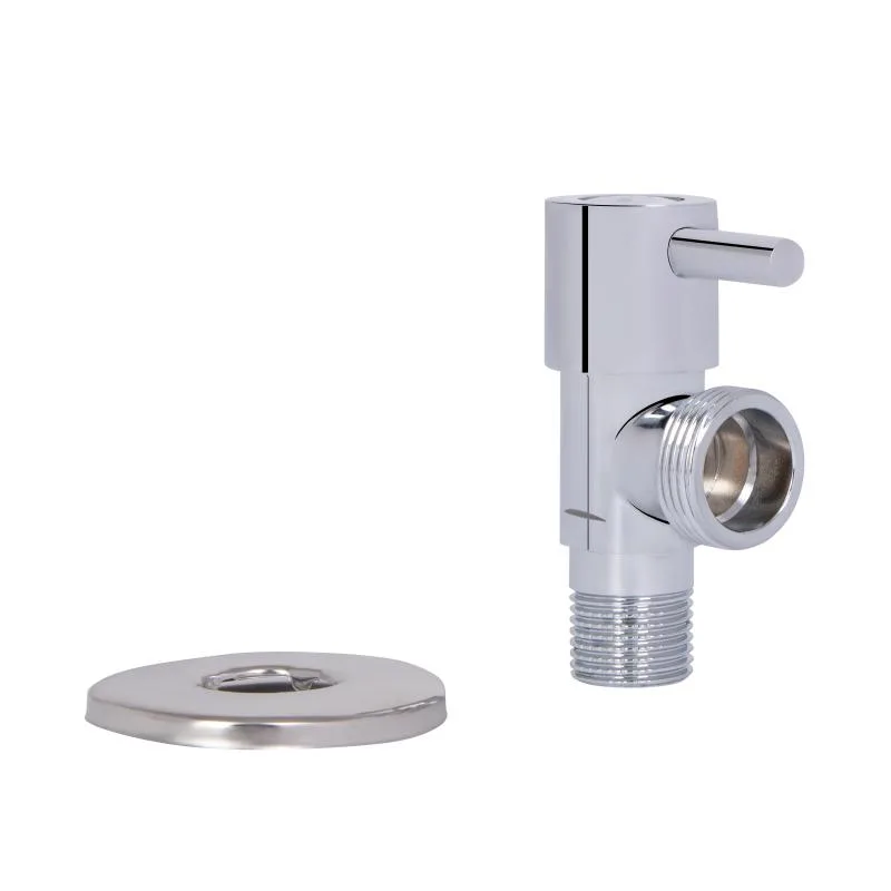 Кутовий кран 1/2" х 3/4" керамічна букса латунь хромований