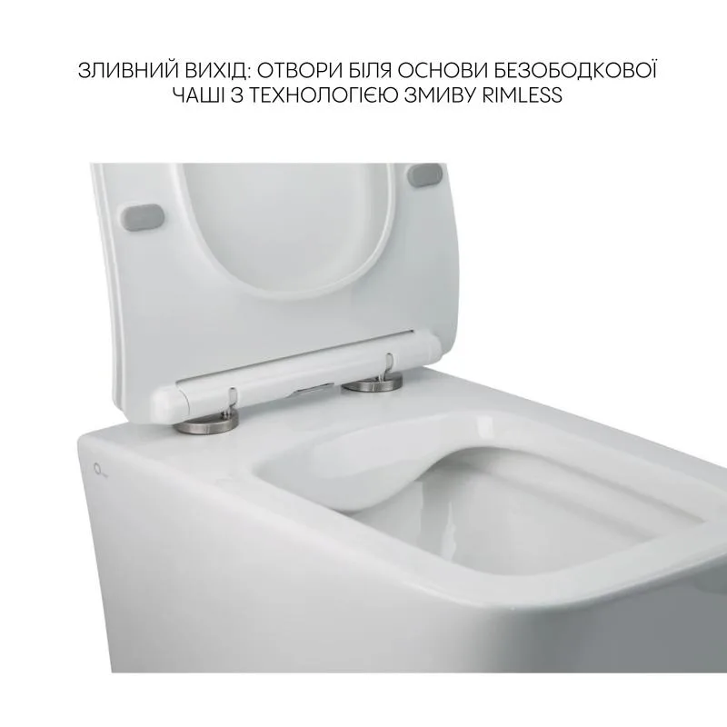 Комплект унітаз підвісний Rimless біде Qtap Crow 2 в 1 кераміка білий