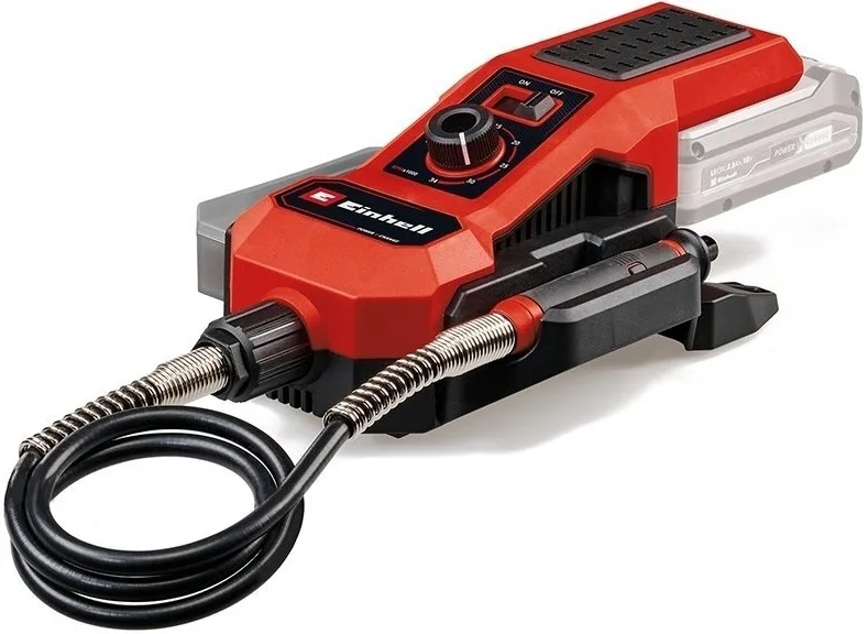Акумуляторна шліфувально-гравірувальна машина Einhell TE-MT 18/34LI-Solo PXC 18В 5000-34000 об/хв з гнучким валом.