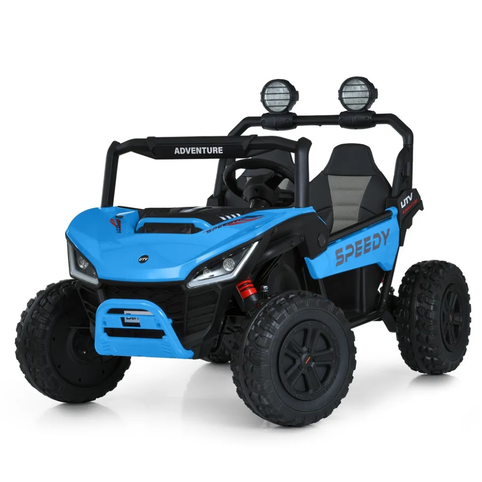 Дитячий електромобіль Bambi Racer екокожа 122х80х83 см Червоний