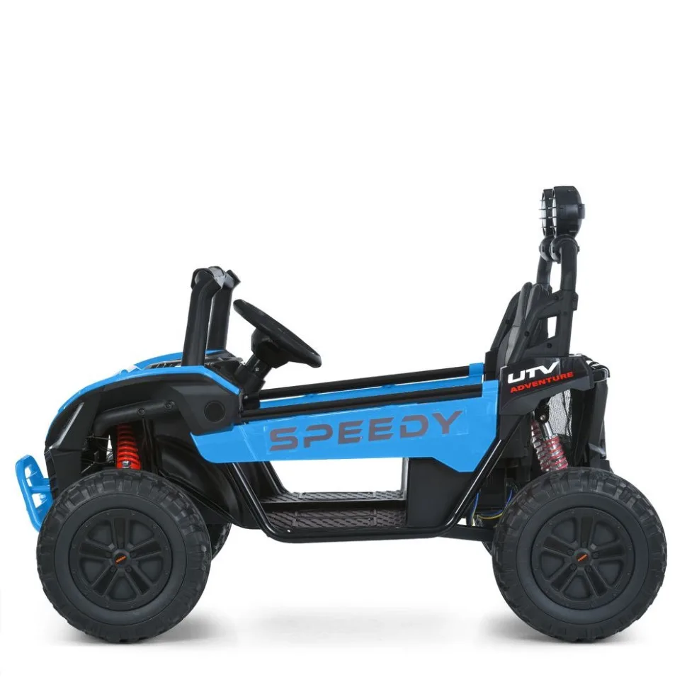 Дитячий електромобіль Bambi Racer екокожа 122х80х83 см Червоний