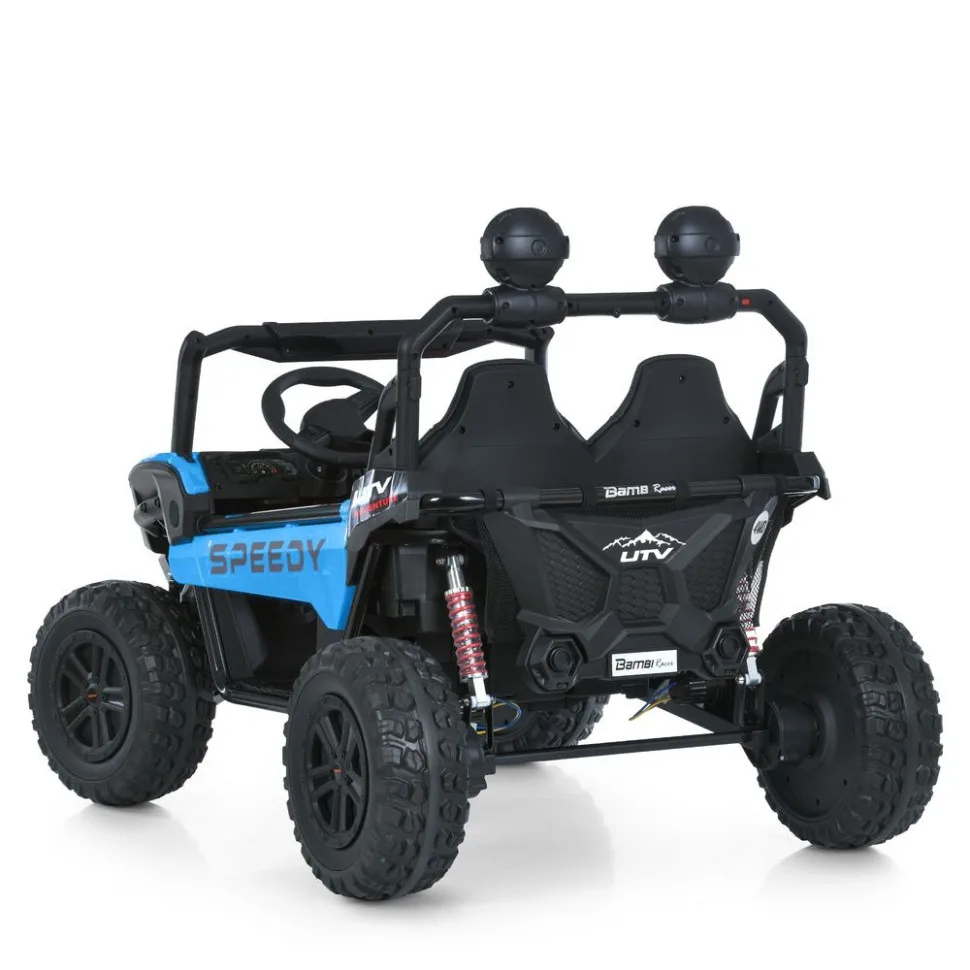 Дитячий електромобіль Bambi Racer екокожа 122х80х83 см Червоний