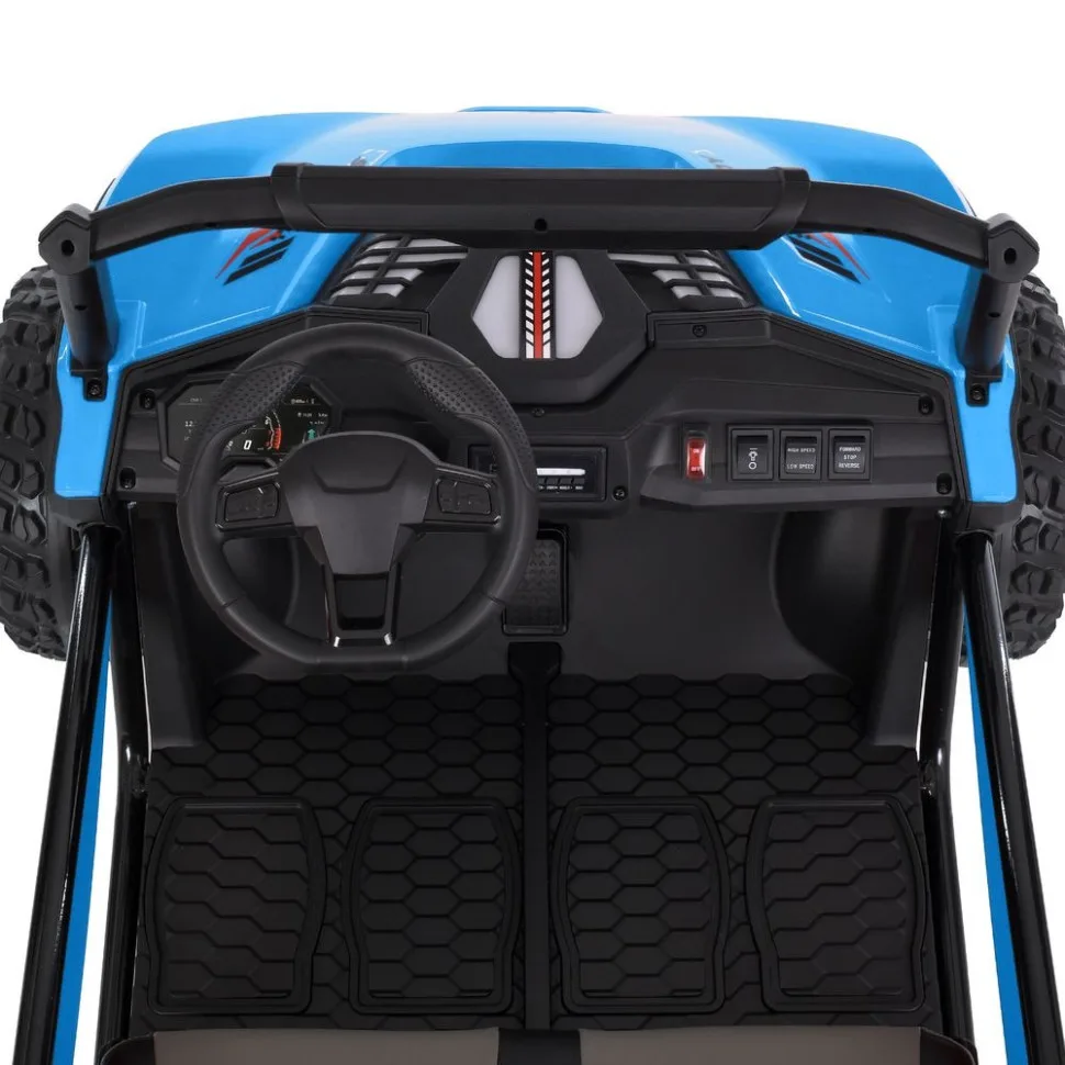 Дитячий електромобіль Bambi Racer екокожа 122х80х83 см Червоний