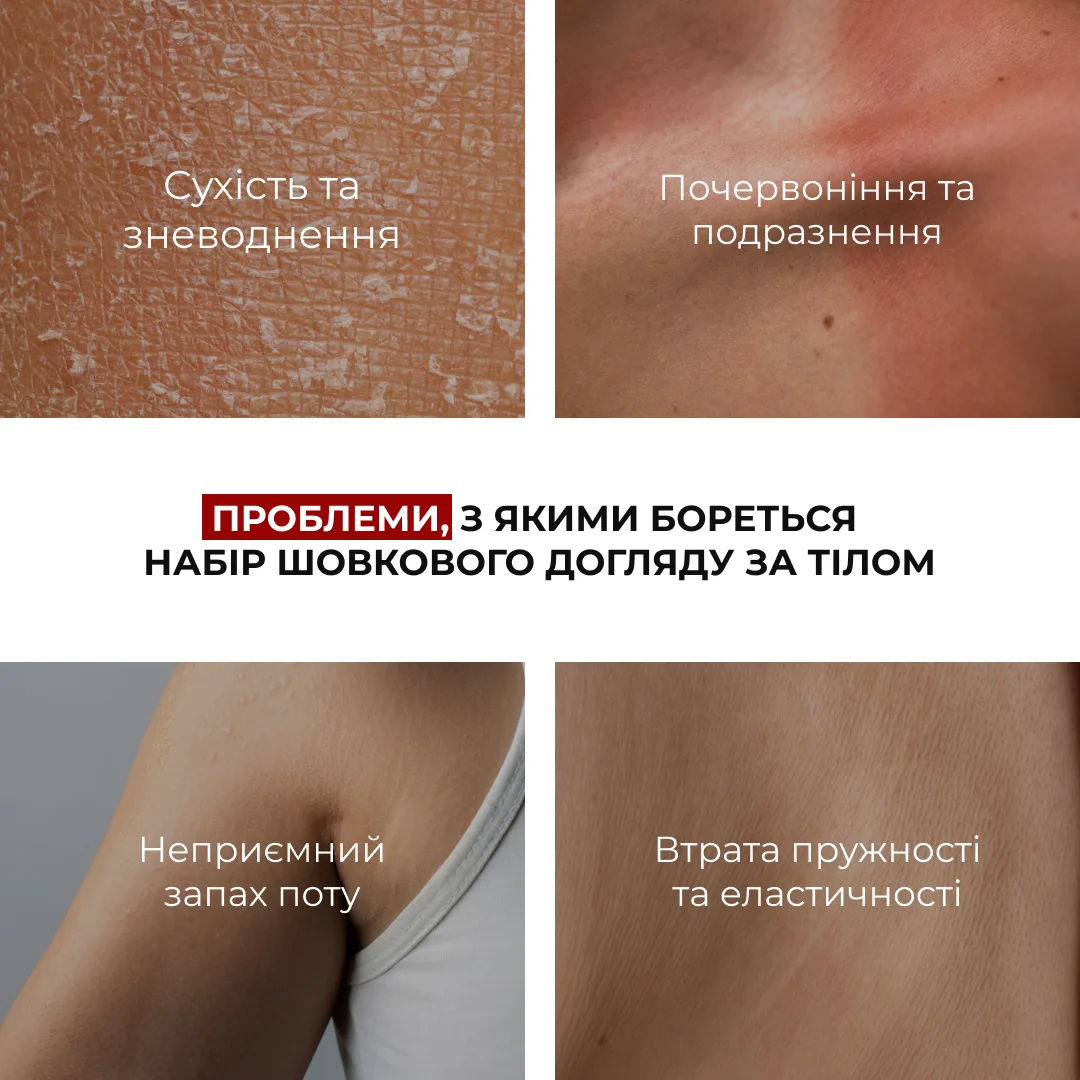 Набір шовкового догляду за тілом Hillary Perfect Silk Body Care